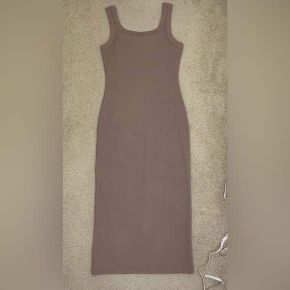 Madewell Tan Ribbed Dress - Picture 7 of 7